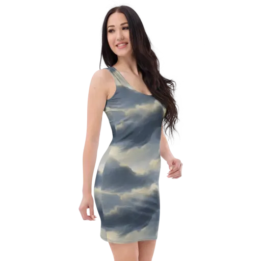 Cloudwater on a Bodycon Dress