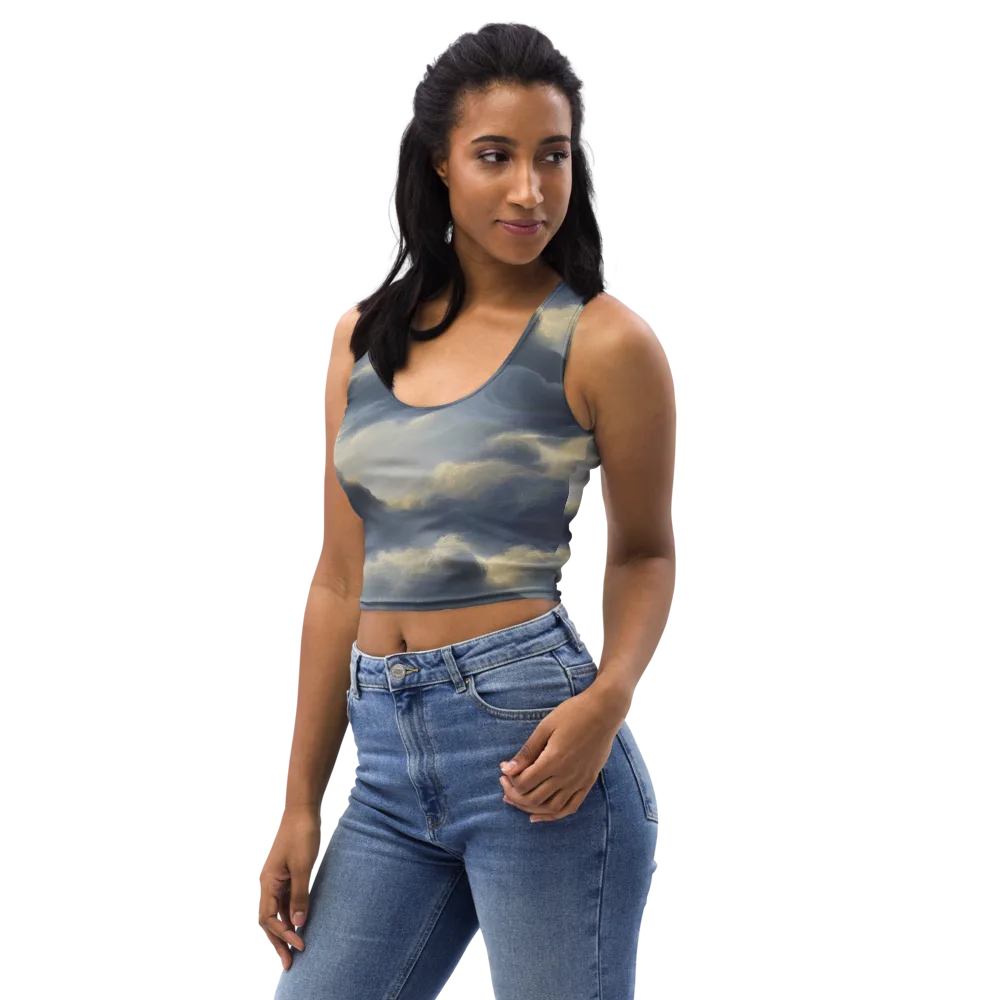 Cloudwater on Crop Top — Left Front