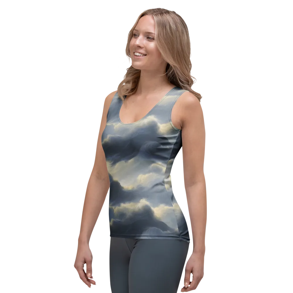 Cloudwater on Women's Tank Top — Left Front