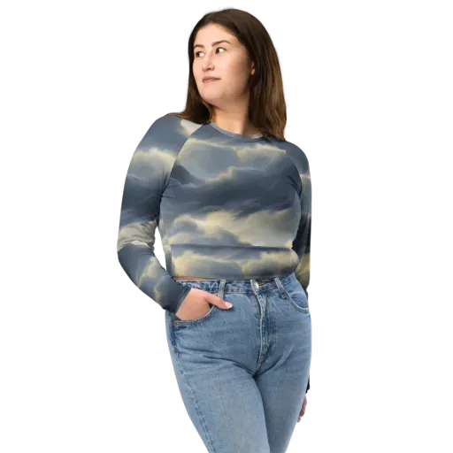 Cloudwater on a Long Sleeve Crop Top