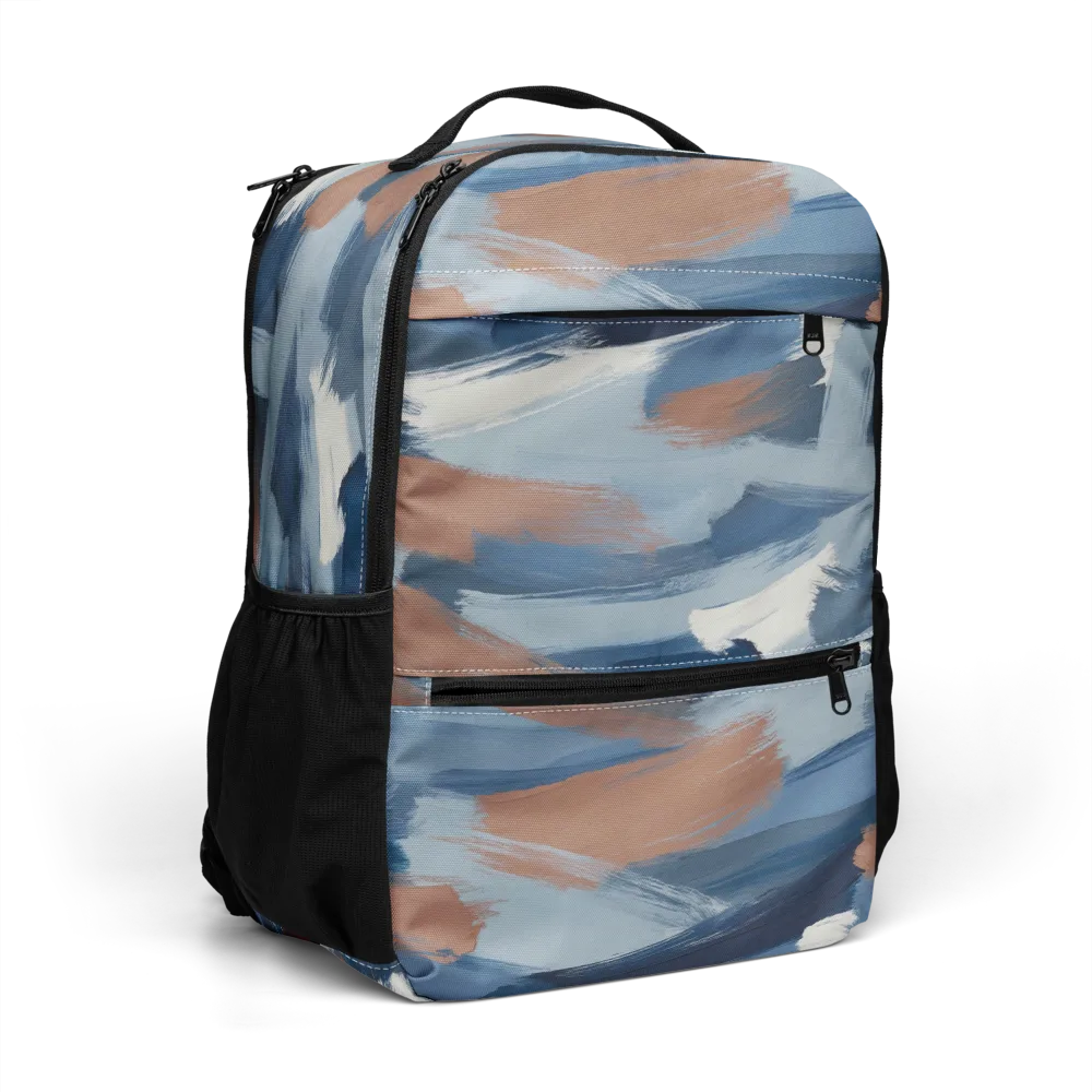 Indigo Brush Current on Utility Backpack — Right Front