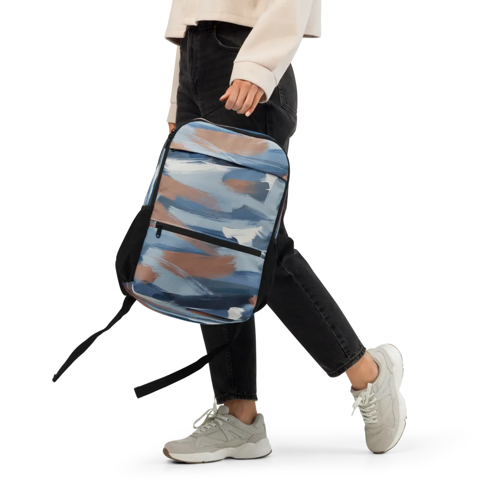 Indigo Brush Current on Utility Backpack — Front