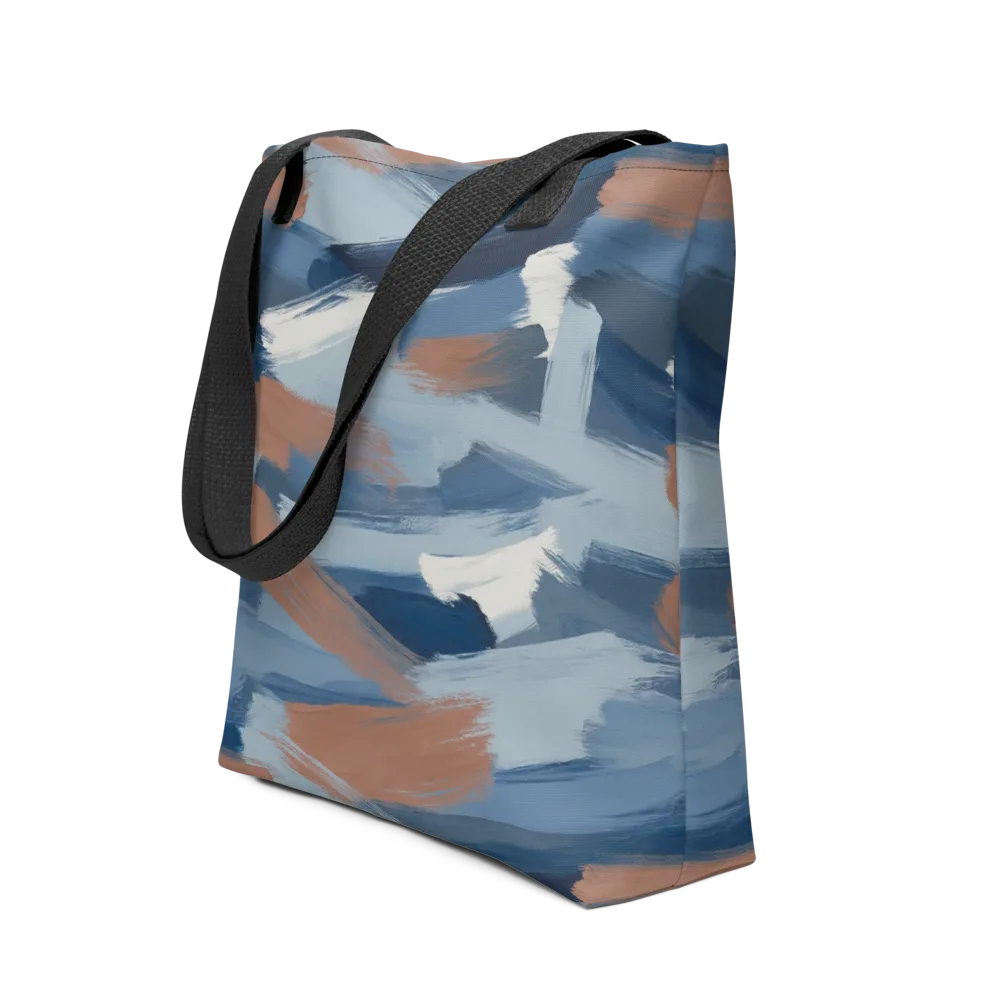 Indigo Brush Current on Tote Bag — Front