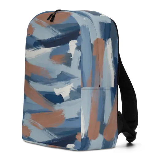 Indigo Brush Current on a Minimalist Backpack