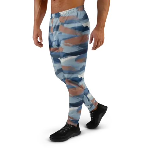 Indigo Brush Current on a Men's Joggers