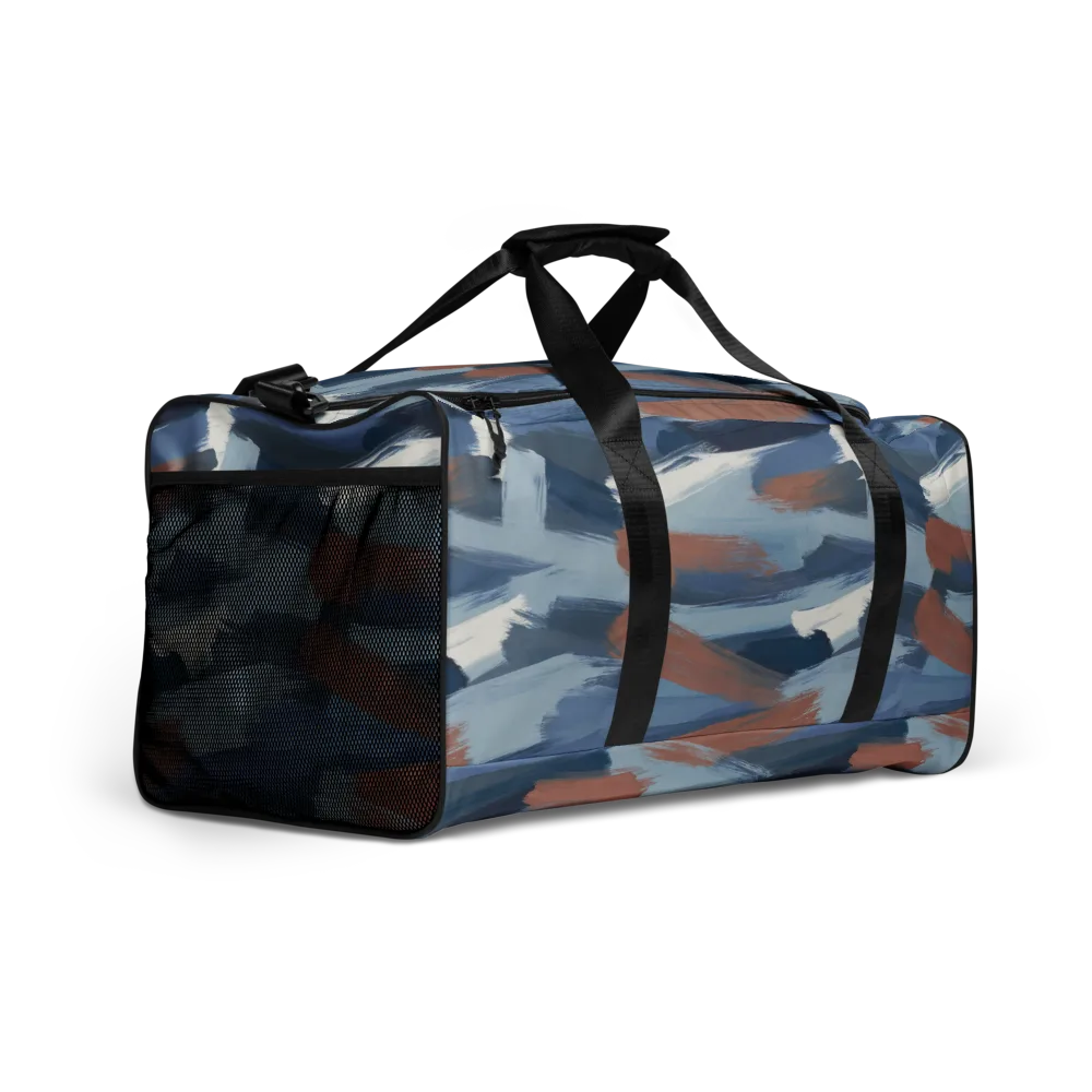 Indigo Brush Current on Duffle Bag — Right Front