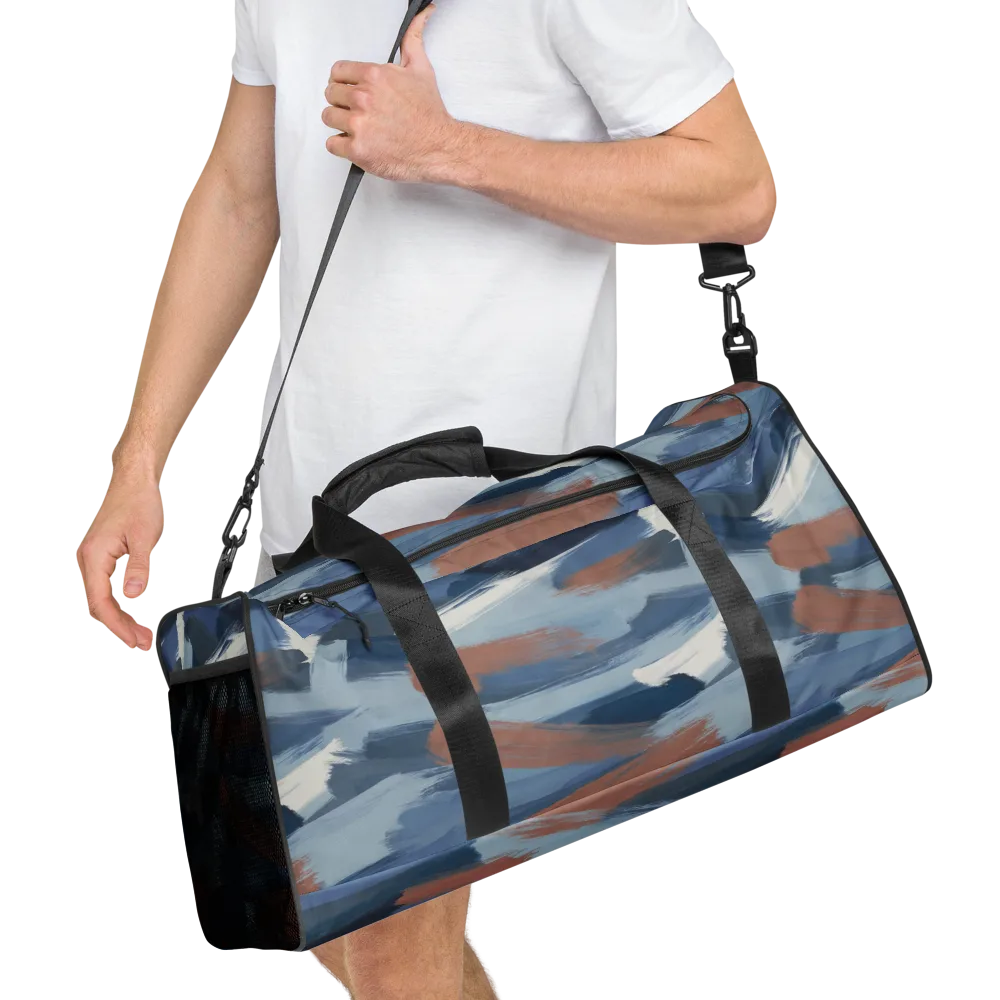 Indigo Brush Current on Duffle Bag — Right Front