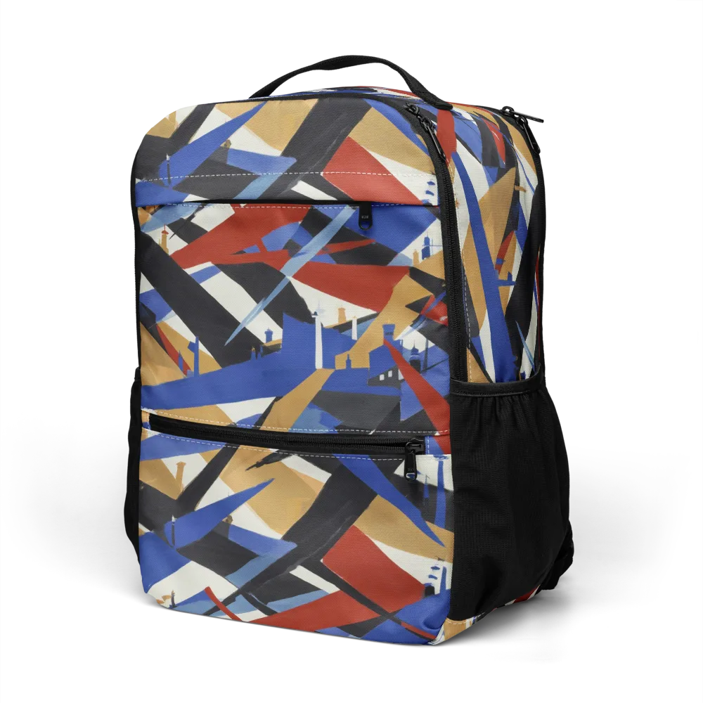 Cobalt Crosswind on Utility Backpack — Left Front