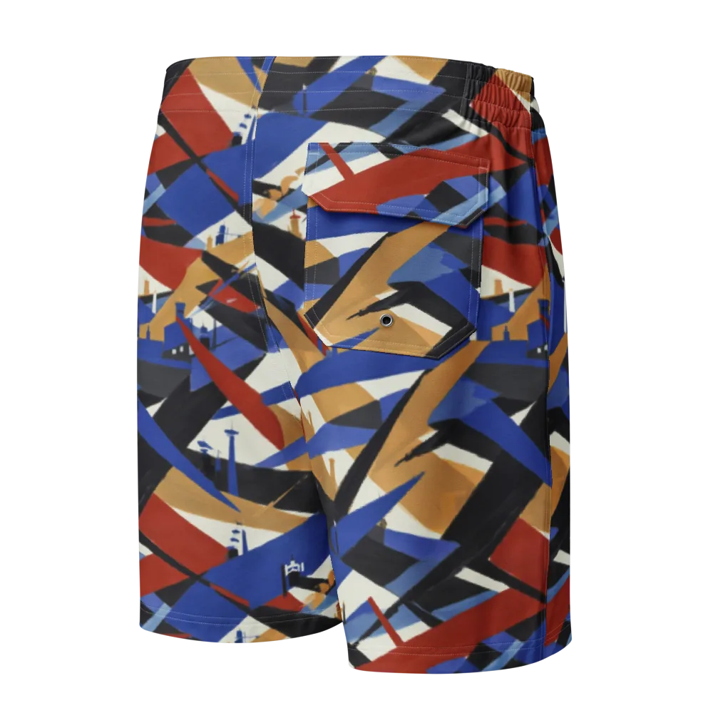Cobalt Crosswind on Men's Board Shorts — Back