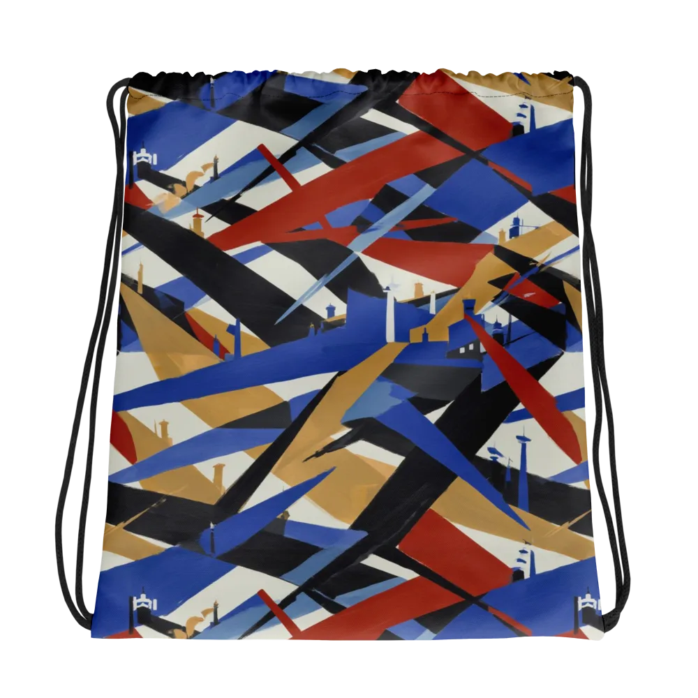 Cobalt Crosswind on Drawstring Bag — Photo