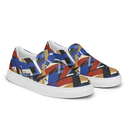 Cobalt Crosswind on a Women's Slip-On Canvas Shoes