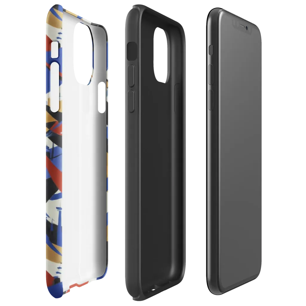 Cobalt Crosswind on Tough Case for iPhone® — Right