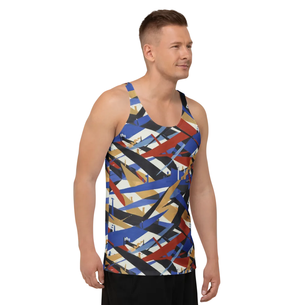 Cobalt Crosswind on Men's Tank Top — Right Front