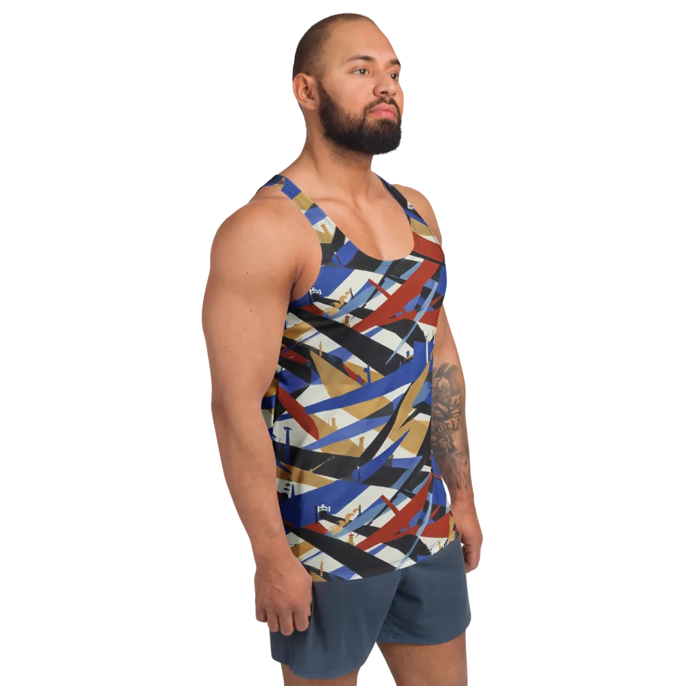 Cobalt Crosswind on Men's Tank Top — Right Front
