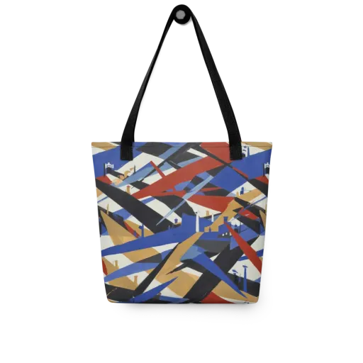 Cobalt Crosswind on a Tote Bag