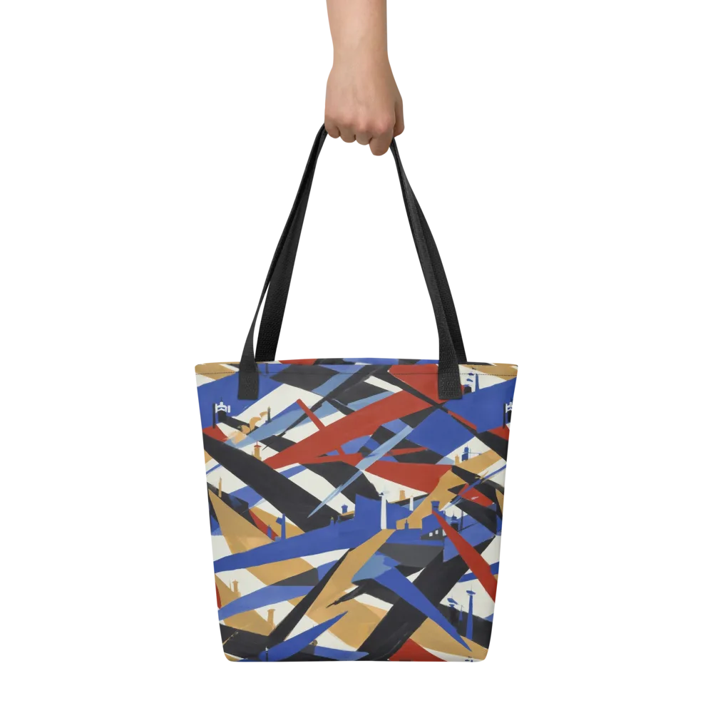 Cobalt Crosswind on Tote Bag — Front