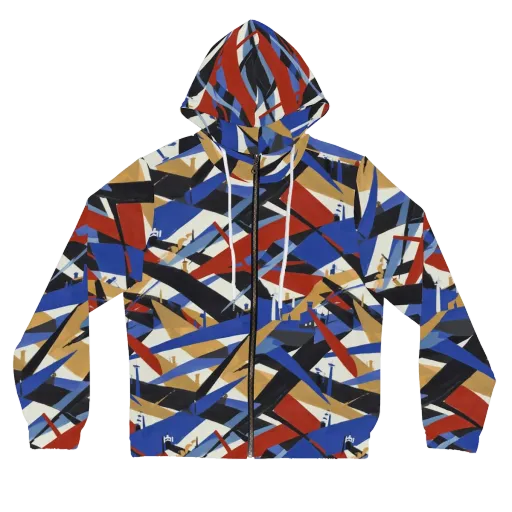 Cobalt Crosswind on a Women's Full-Zip Hoodie