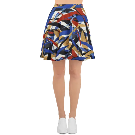 Cobalt Crosswind on a Skater Skirt