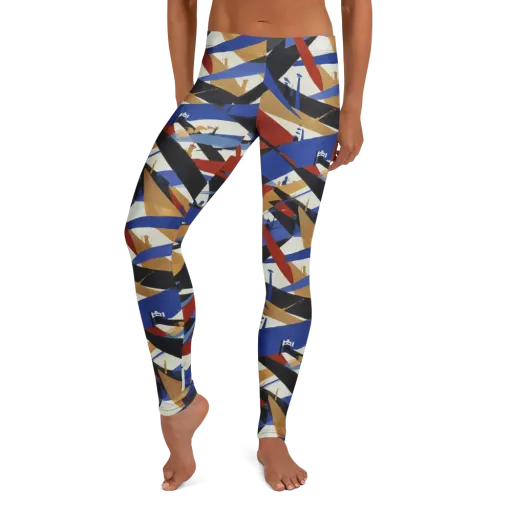 Cobalt Crosswind on a Leggings