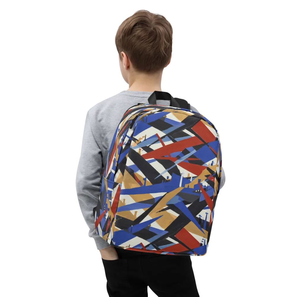 Cobalt Crosswind on Minimalist Backpack — Zoomed-in