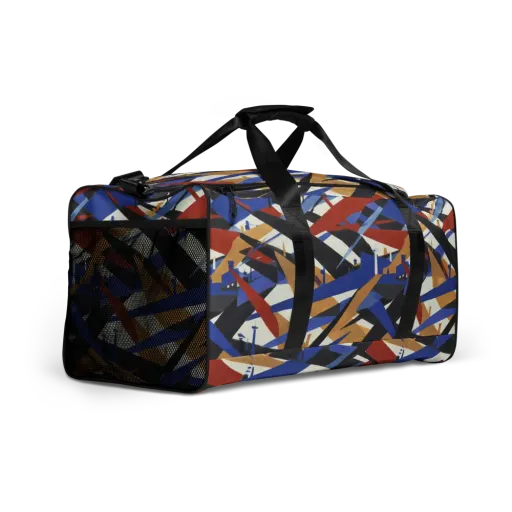 Cobalt Crosswind on a Duffle Bag