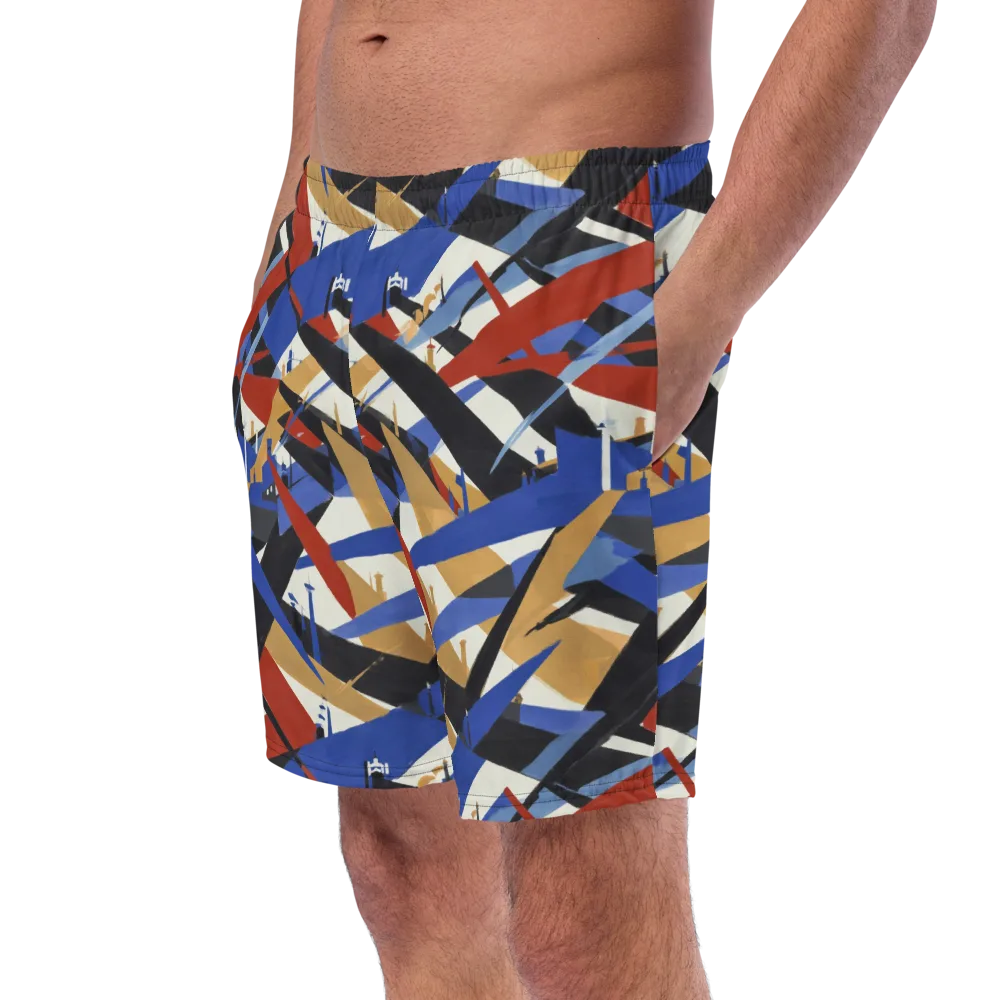Cobalt Crosswind on Swim Trunks — Left Front