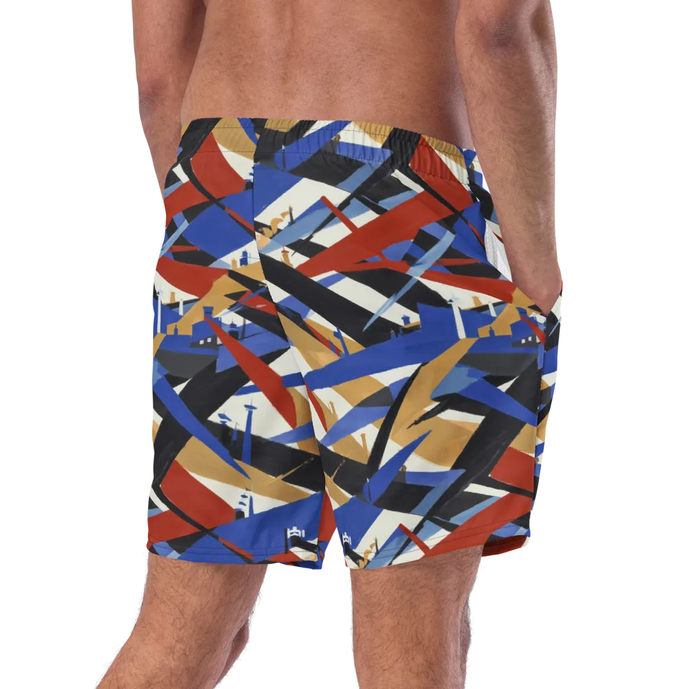 Cobalt Crosswind on Swim Trunks — Right Back
