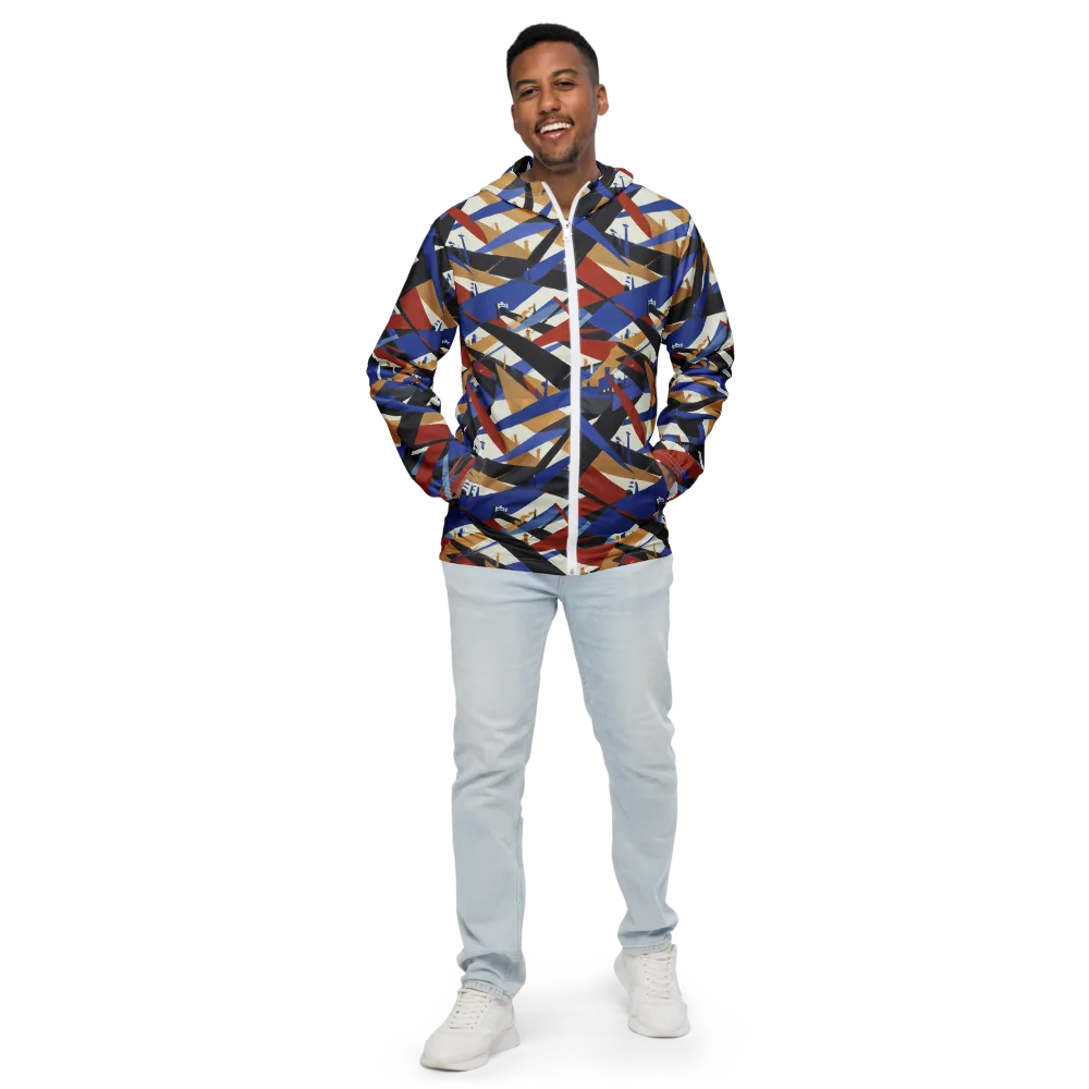 Cobalt Crosswind on Men's Windbreaker — Front