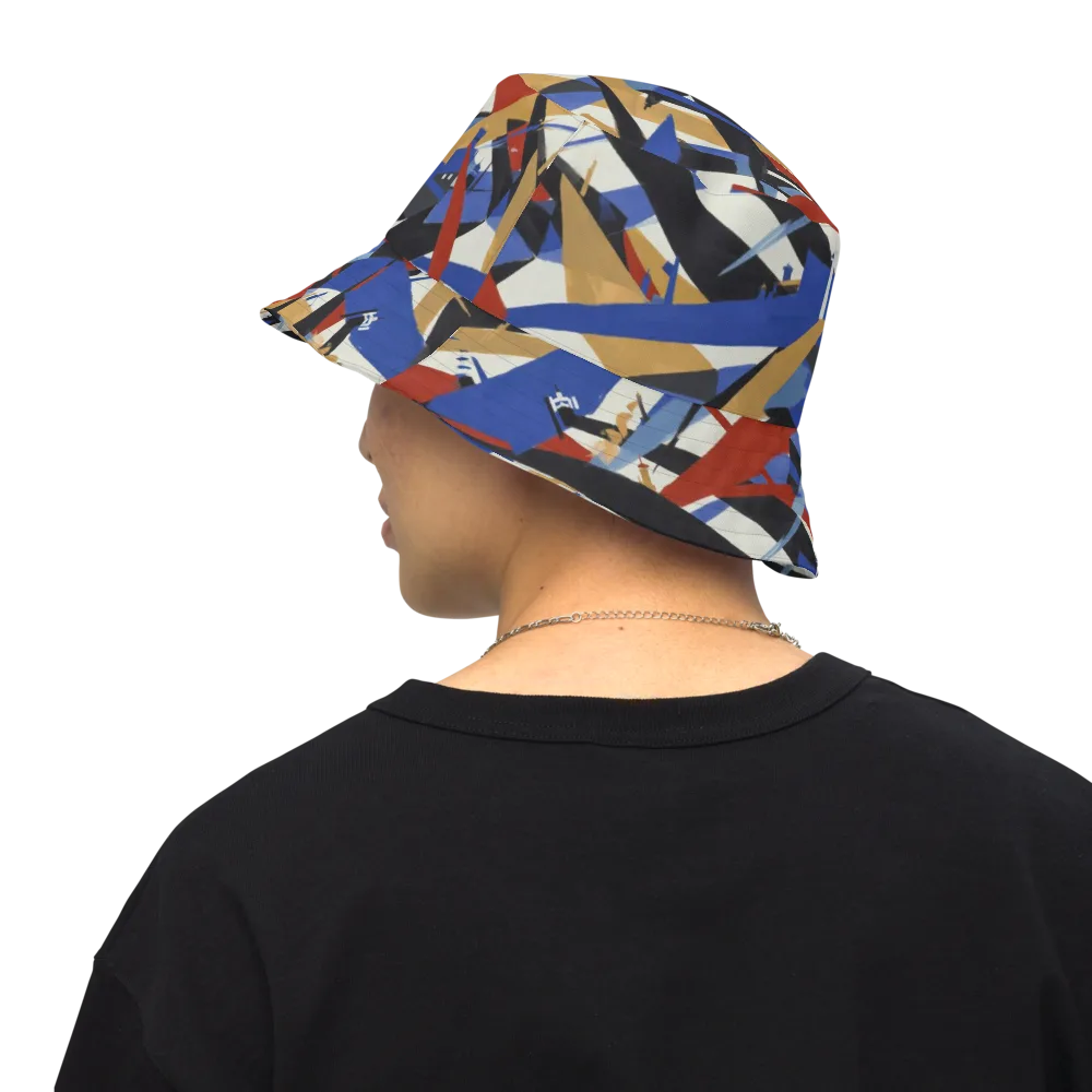 Cobalt Crosswind on Reversible Bucket Hat — Back Inside