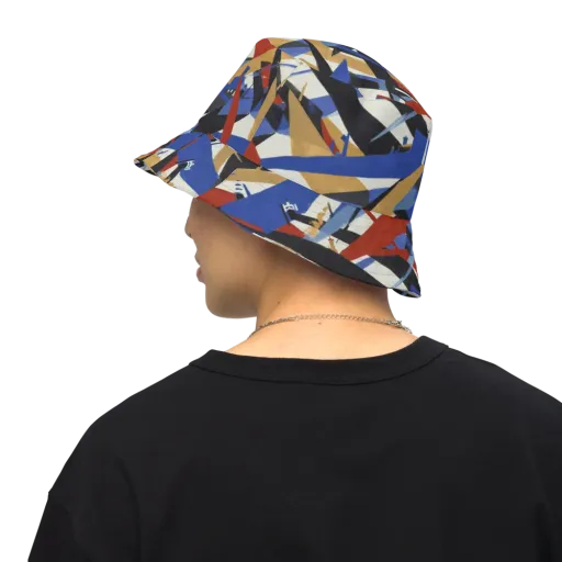 Cobalt Crosswind on a Reversible Bucket Hat