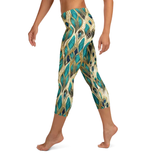 Aurum Featherfall on a Capri Leggings