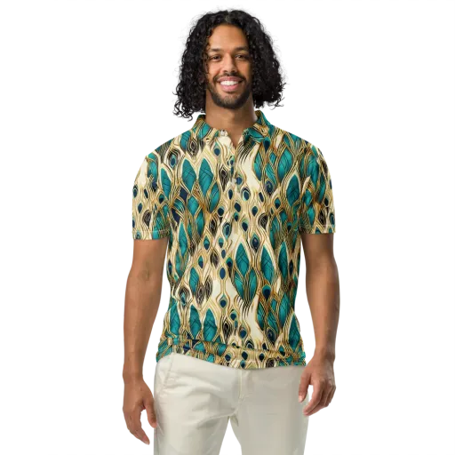 Aurum Featherfall on a Men's Slim Fit Polo Shirt