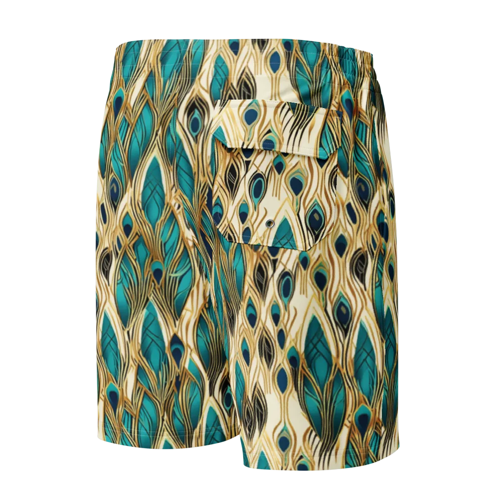Aurum Featherfall on Men's Board Shorts — Back