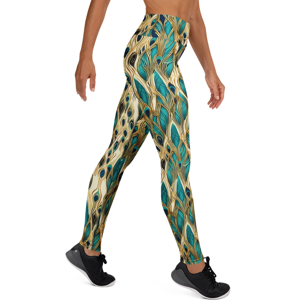 Aurum Featherfall on Yoga Leggings — Right