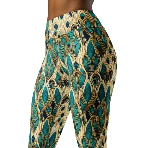 Aurum Featherfall on a Yoga Leggings