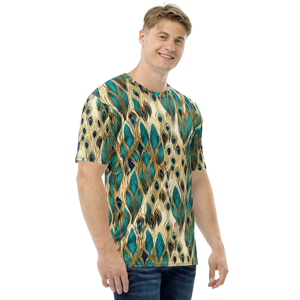 Aurum Featherfall on Men's Crew Neck T-Shirt — Right
