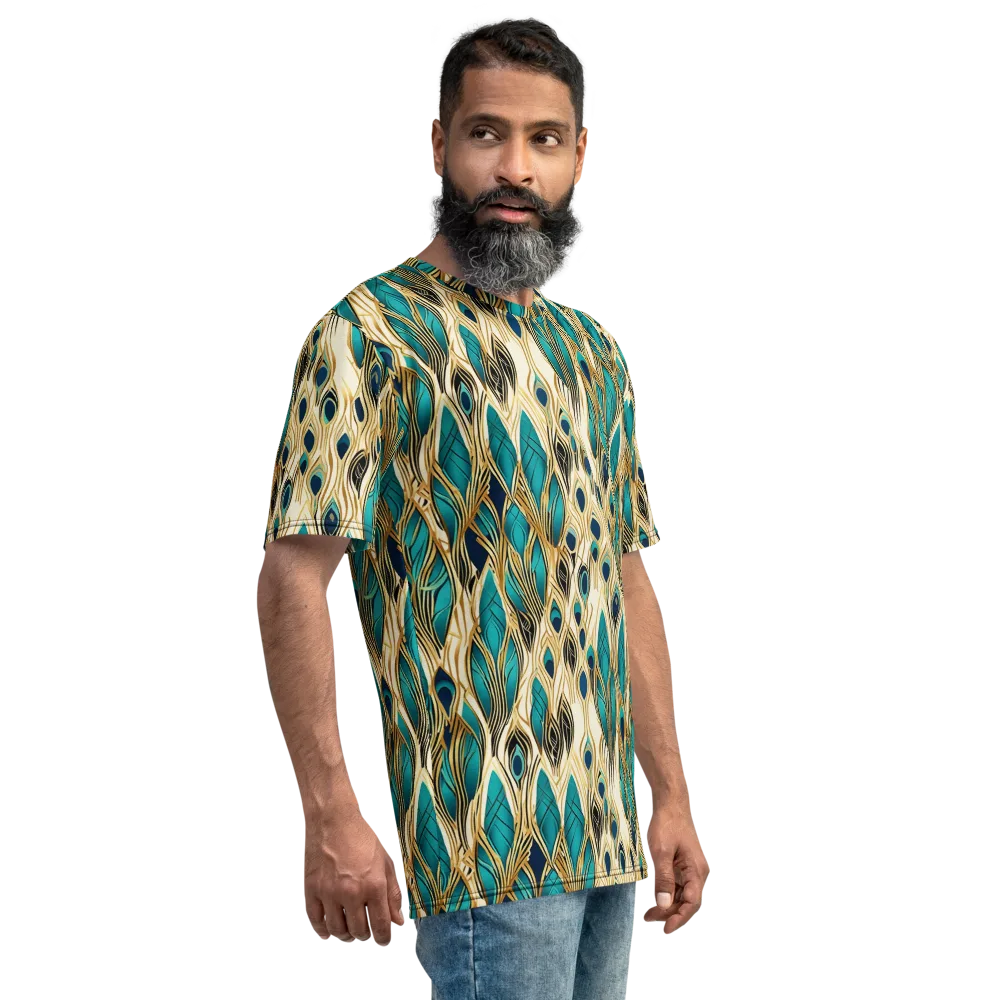 Aurum Featherfall on Men's Crew Neck T-Shirt — Right