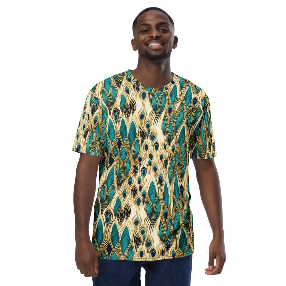 Aurum Featherfall on Men's Crew Neck T-Shirt — Front