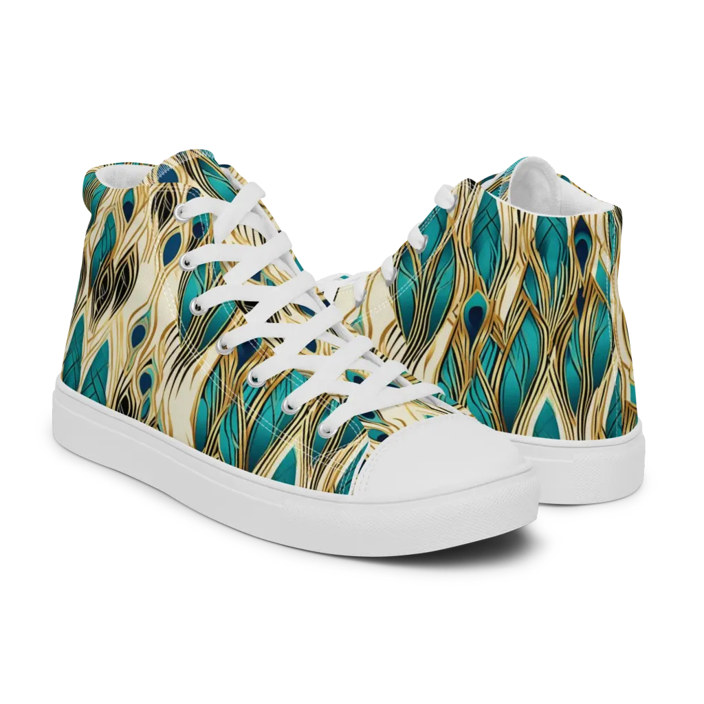 Aurum Featherfall on Men's High Top Canvas Shoes — Right