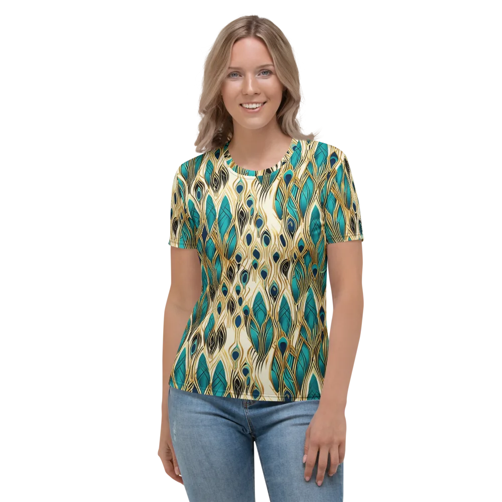 Aurum Featherfall on Women's Crew Neck T-Shirt — Front