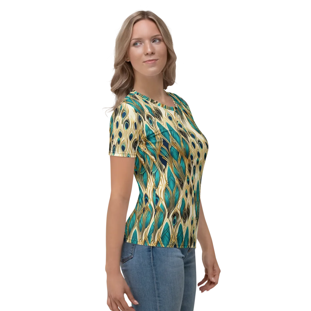 Aurum Featherfall on Women's Crew Neck T-Shirt — Right