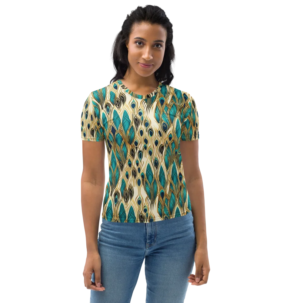 Aurum Featherfall on Women's Crew Neck T-Shirt — Front