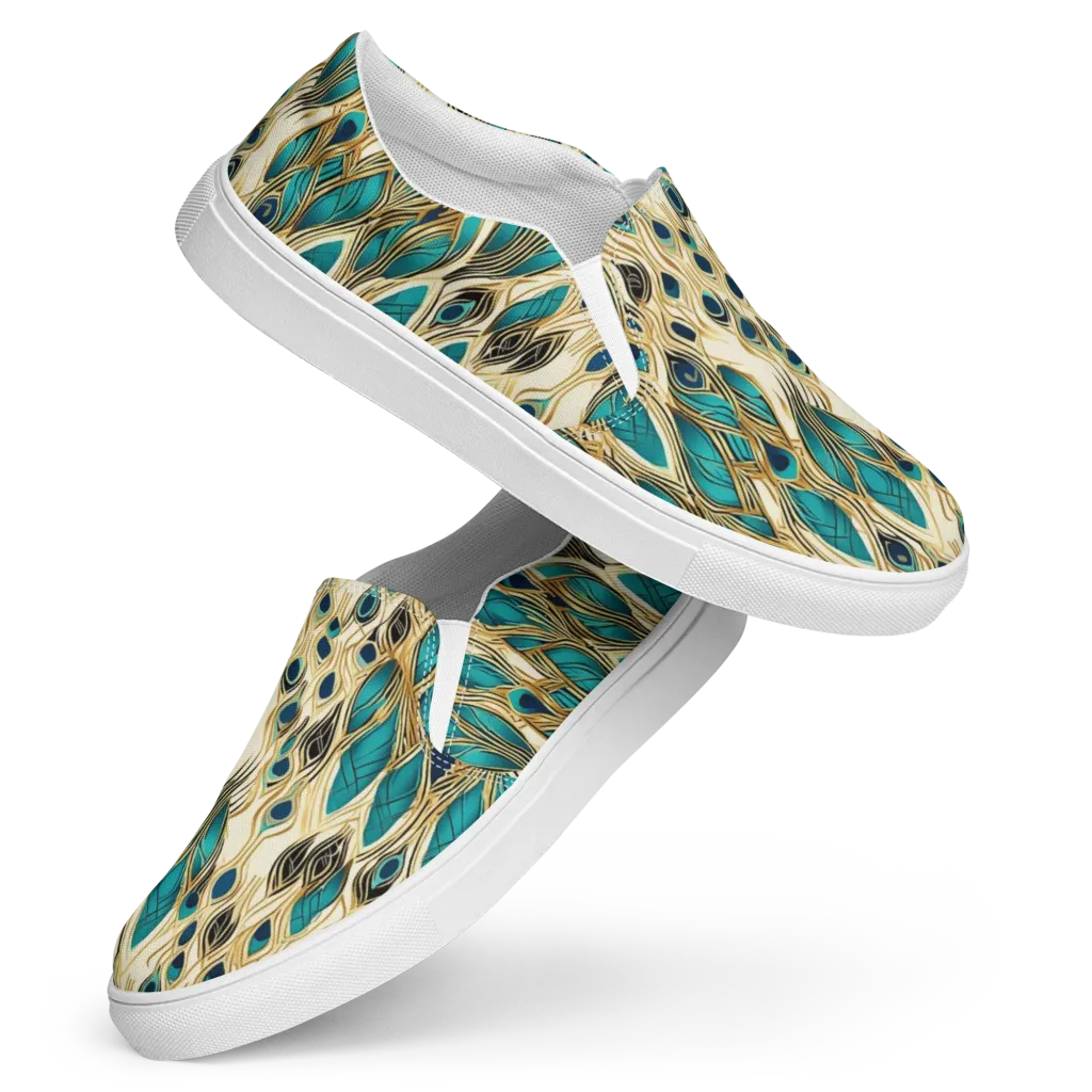 Aurum Featherfall on Women's Slip-On Canvas Shoes — Front