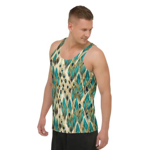 Aurum Featherfall on a Men's Tank Top