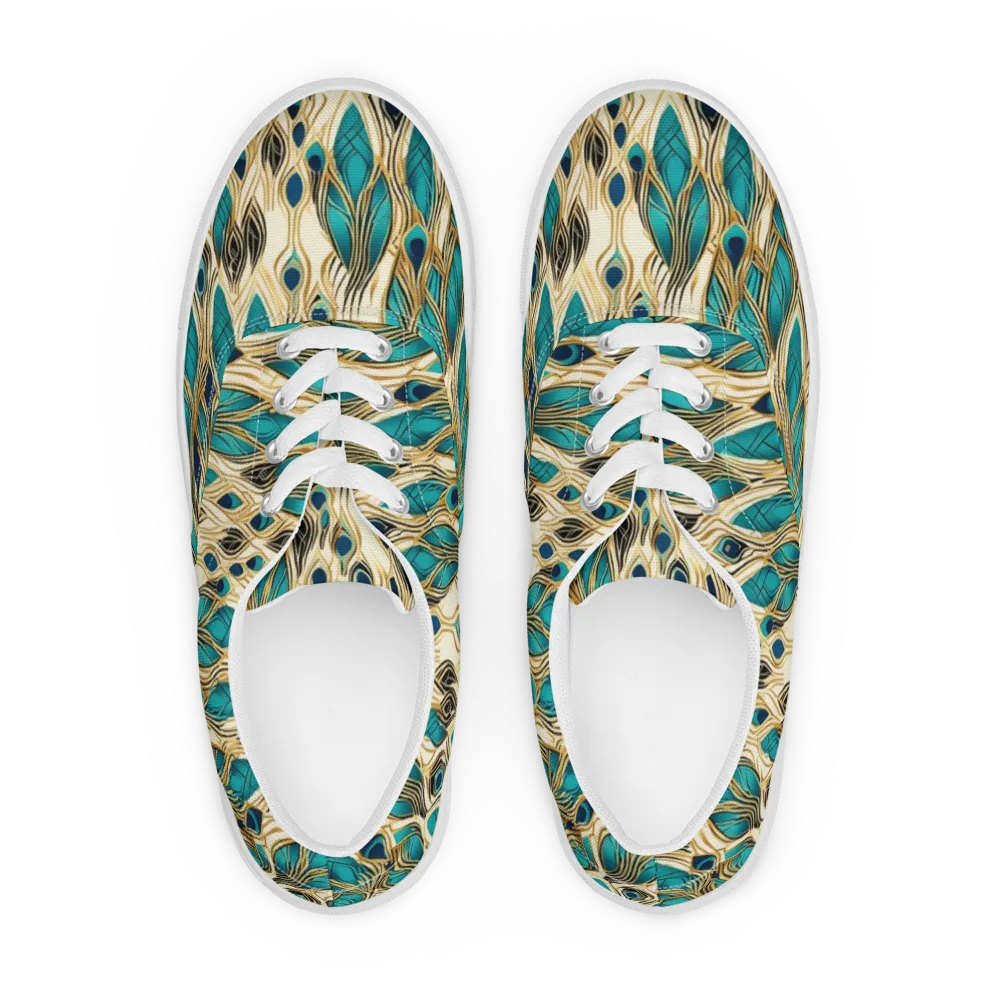 Aurum Featherfall on Men's Lace-Up Canvas Shoes — Front