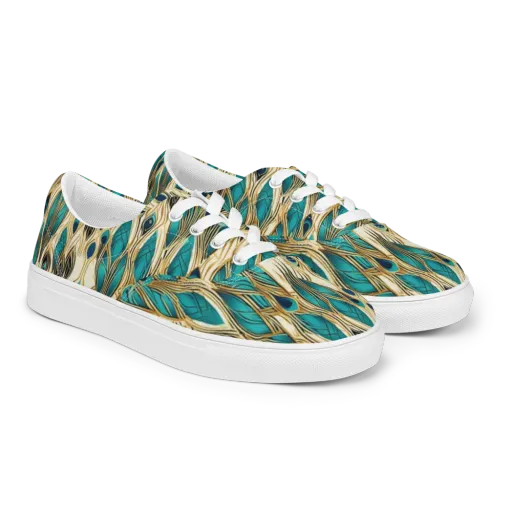 Aurum Featherfall on a Men's Lace-Up Canvas Shoes