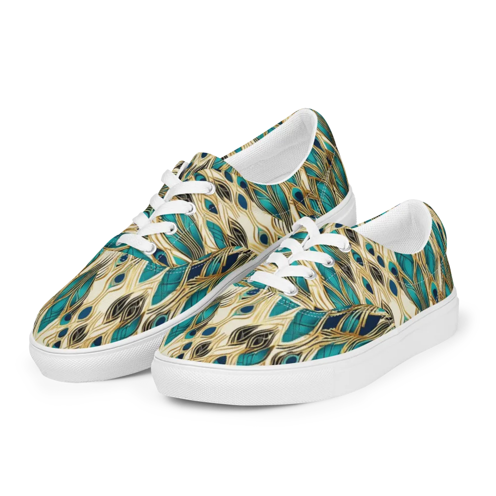 Aurum Featherfall on Men's Lace-Up Canvas Shoes — Left Front