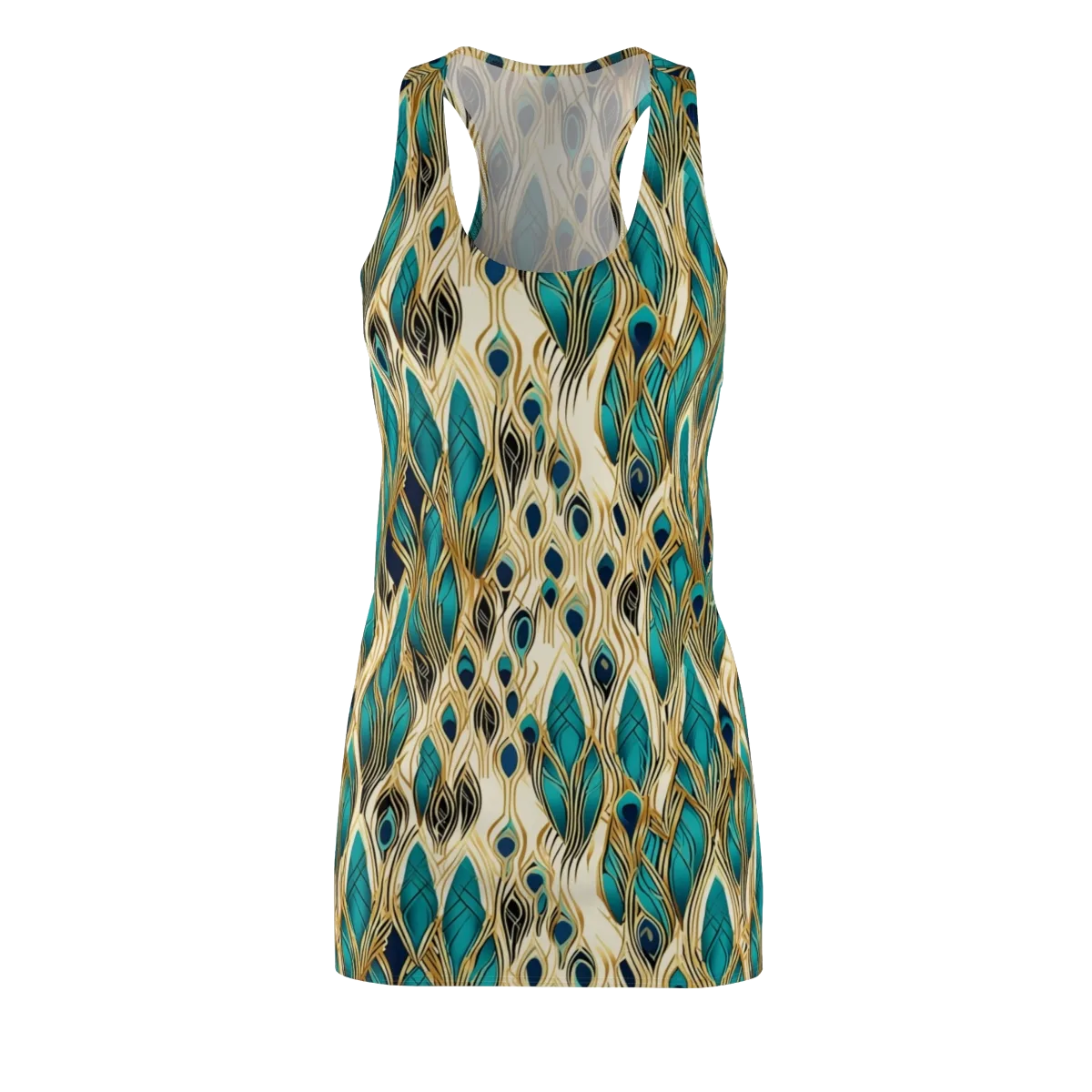Aurum Featherfall on Racerback Dress — Front