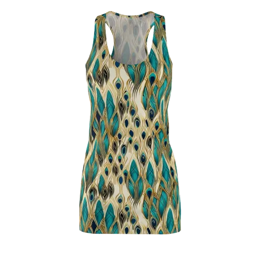 Aurum Featherfall on a Racerback Dress
