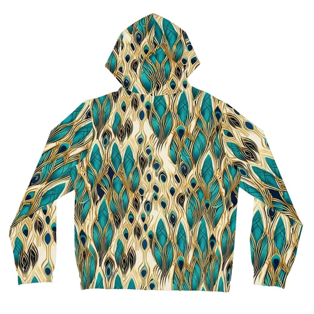 Aurum Featherfall on Women's Full-Zip Hoodie — Back